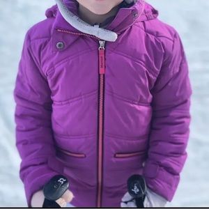 MARMOT Girls Val D'Sere Insulated Ski Purple Beet Jacket Authentic #76680 Small